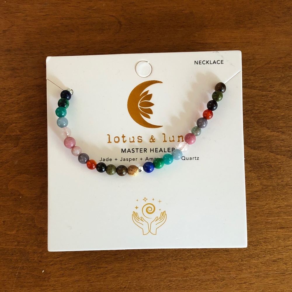 NWT Lotus & Luna | Master Healer Necklace | 4mm - Picture 2 of 3